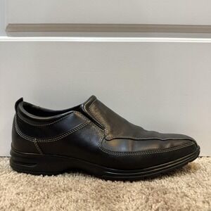 Cole Haan Slip-On Shoes Mens Size 8.5 W Black Leather Comfort Loafers